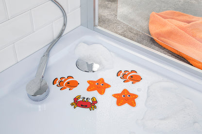 PANA® Kinder-Anti-Rutsch-Sticker für Dusche & Badewanne • 5er Set
