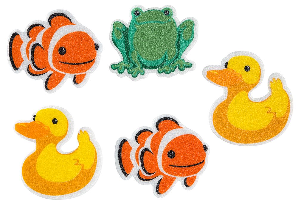 PANA® Kinder-Anti-Rutsch-Sticker für Dusche & Badewanne • 5er Set