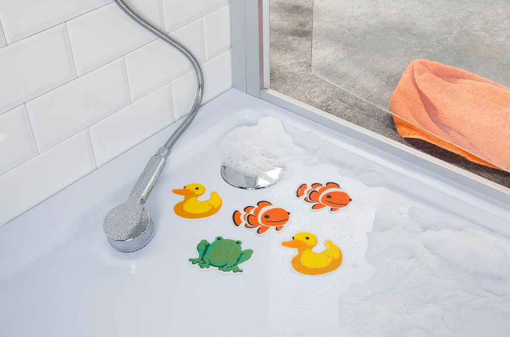 PANA® Kinder-Anti-Rutsch-Sticker für Dusche & Badewanne • 5er Set