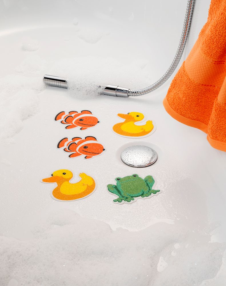 PANA® Kinder-Anti-Rutsch-Sticker für Dusche & Badewanne • 5er Set