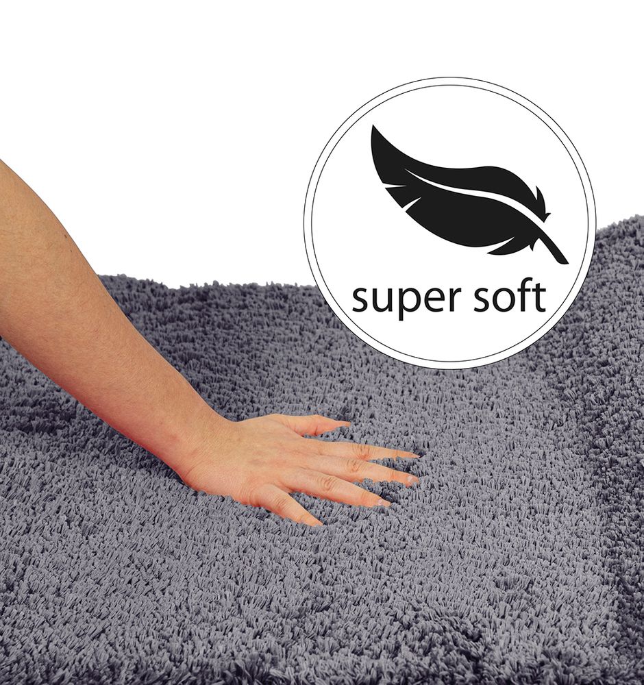 PANA® Flauschige Mikrofaser Badematten • versch. Varianten