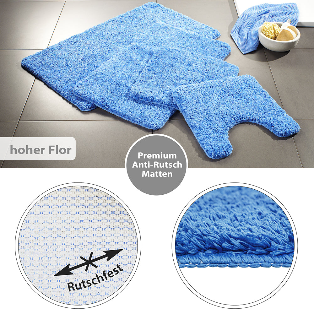 PANA® Flauschige Mikrofaser Badematten • versch. Varianten