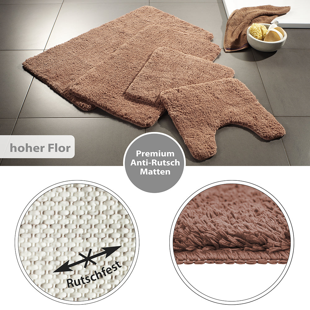 PANA® Flauschige Mikrofaser Badematten • versch. Varianten