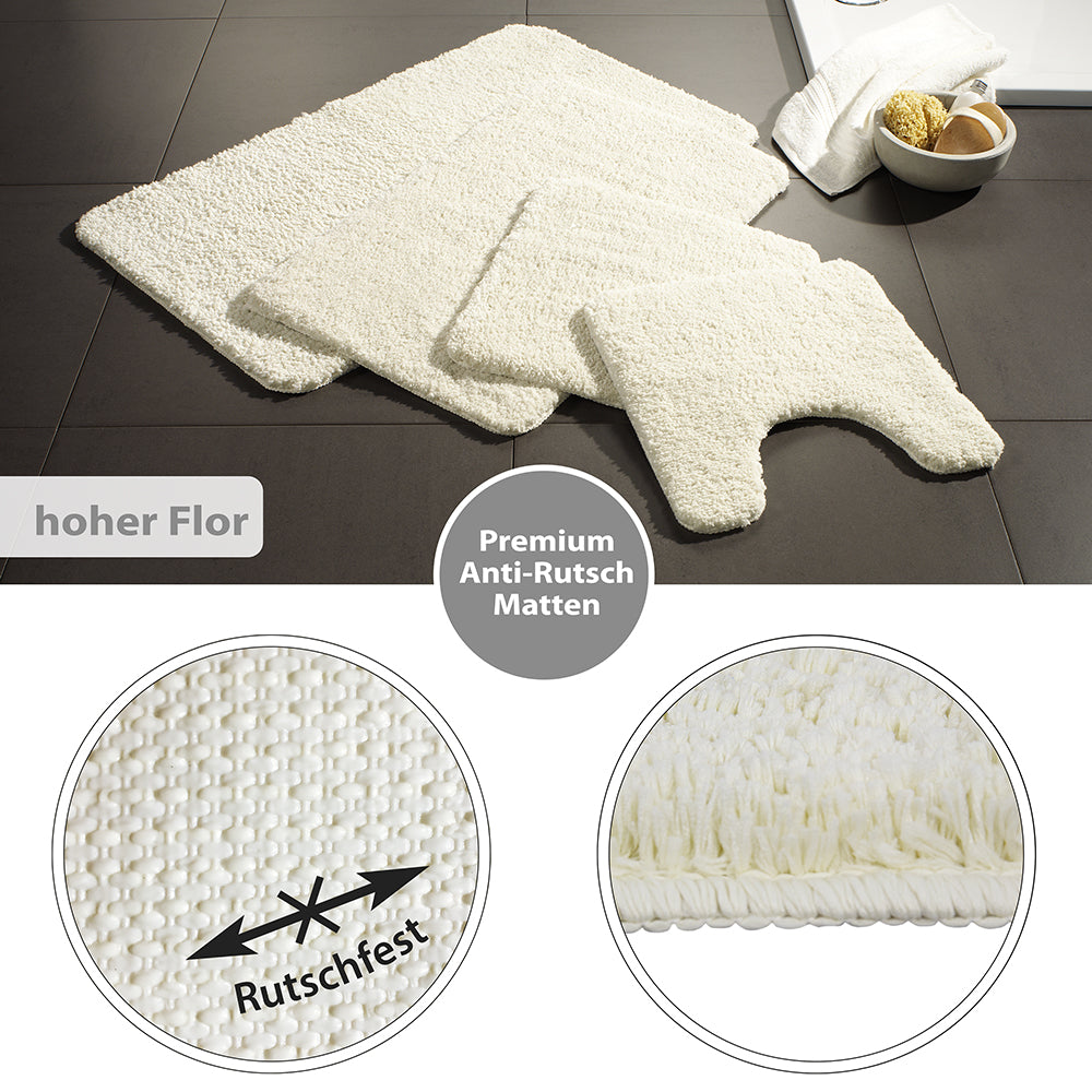 PANA® Flauschige Mikrofaser Badematten • versch. Varianten