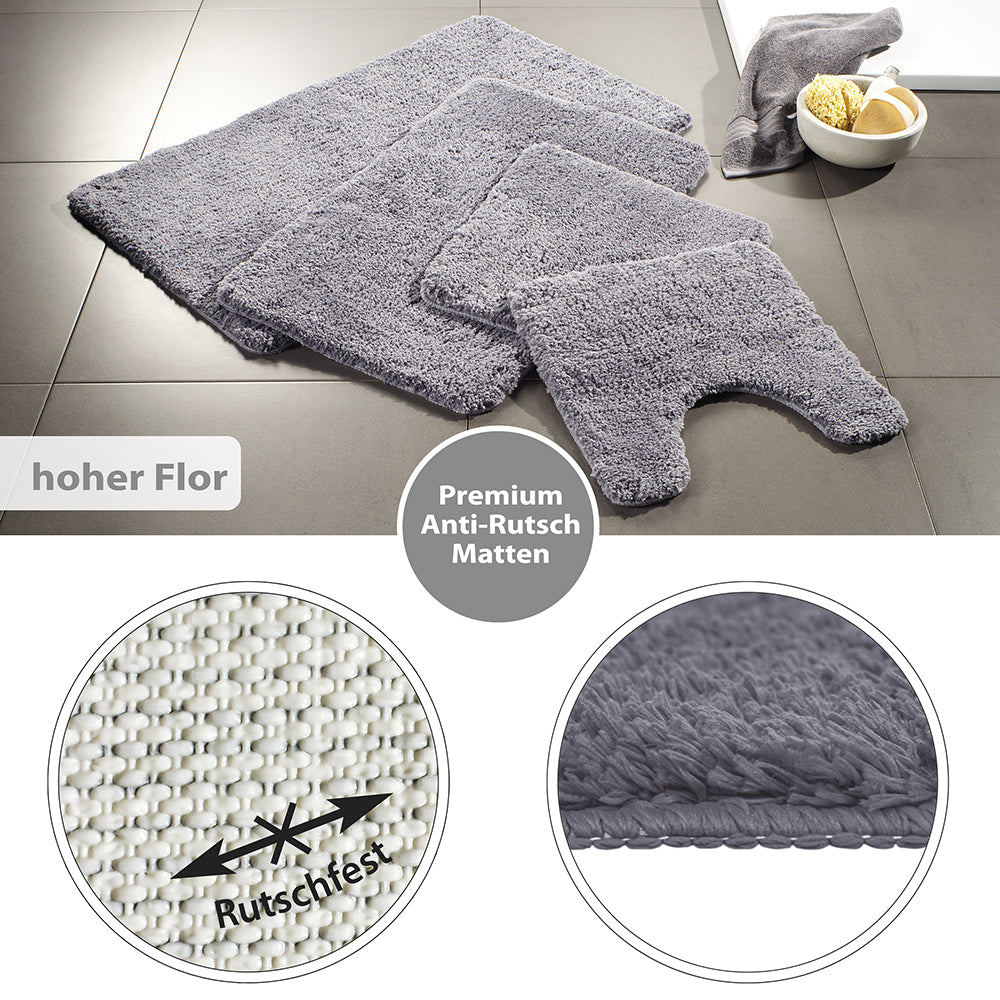 PANA® Flauschige Mikrofaser Badematten • versch. Varianten