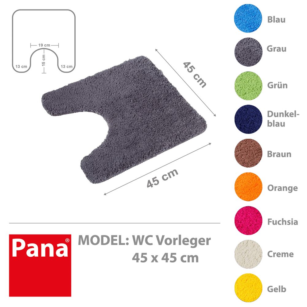 PANA® Flauschige Mikrofaser Badematten • versch. Varianten
