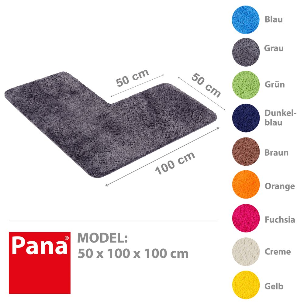 PANA® Flauschige Mikrofaser Badematten • versch. Varianten