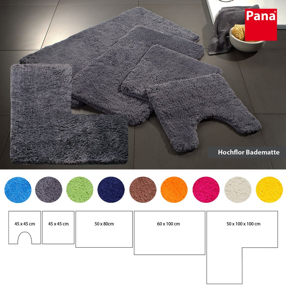 PANA® Flauschige Mikrofaser Badematten • versch. Varianten