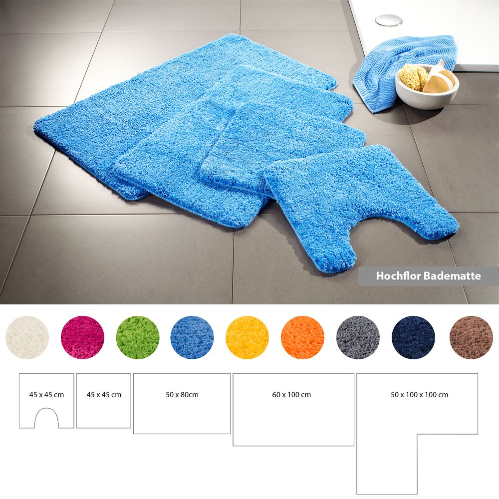 PANA® Flauschige Mikrofaser Badematten • versch. Varianten