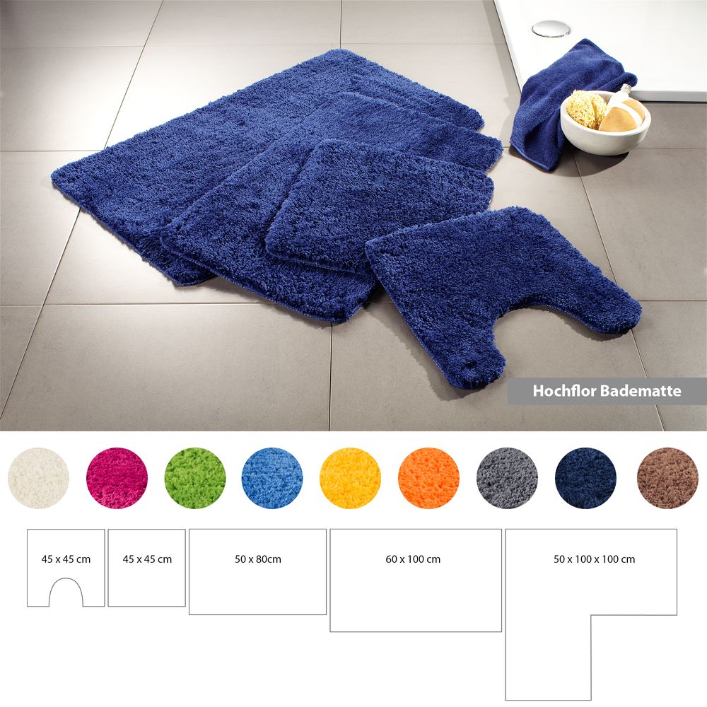 PANA® Flauschige Mikrofaser Badematten • versch. Varianten