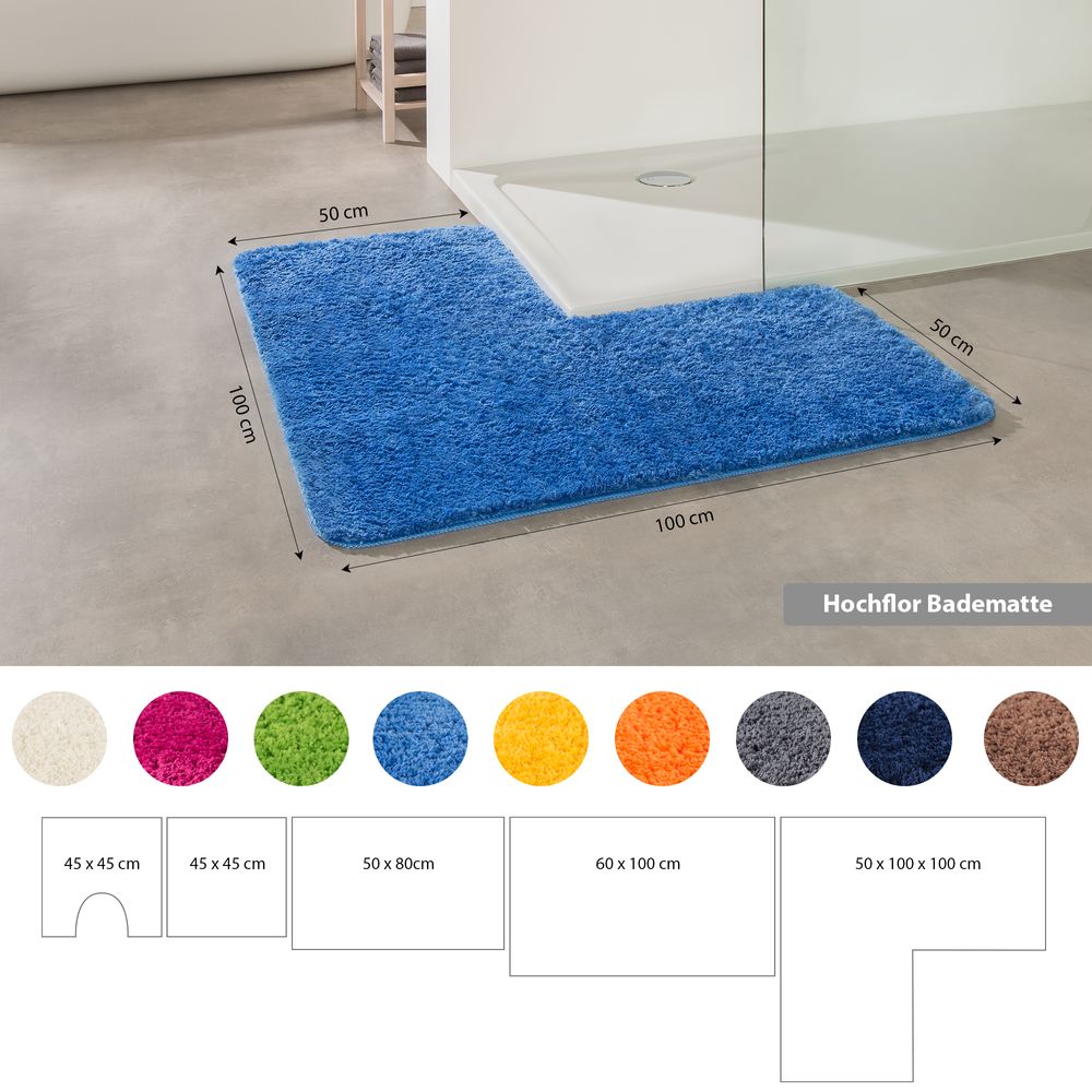 PANA® Flauschige Mikrofaser Badematten • versch. Varianten