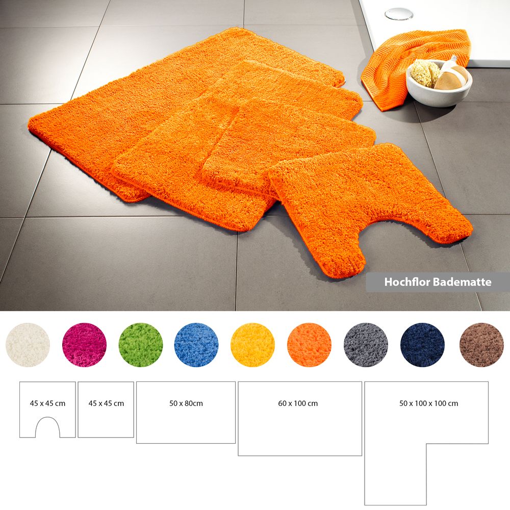 PANA® Flauschige Mikrofaser Badematten • versch. Varianten