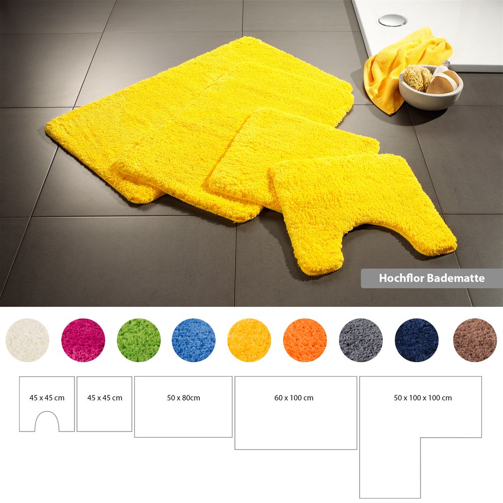 PANA® Flauschige Mikrofaser Badematten • versch. Varianten