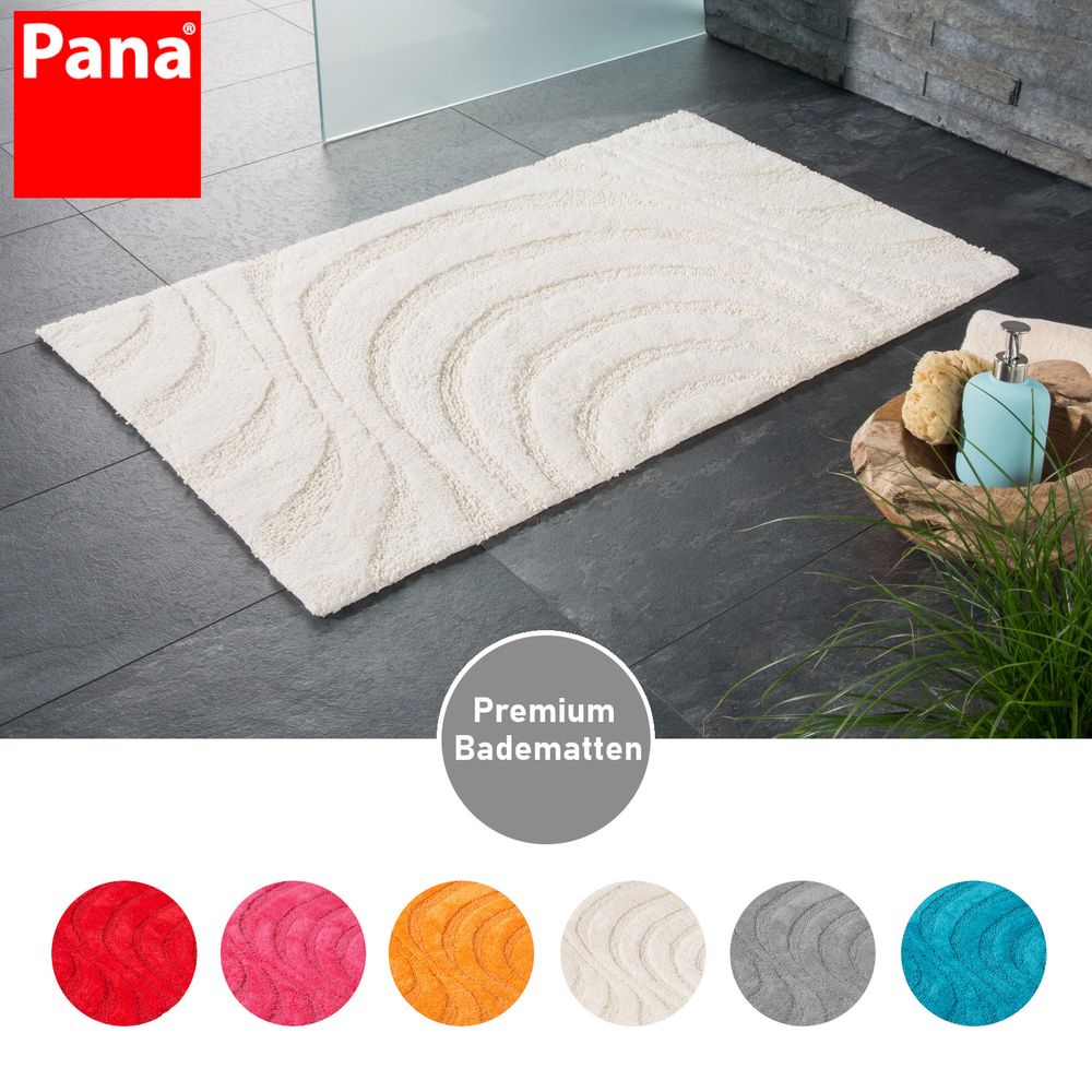 PANA® Badematten aus Baumwolle • 60 x 100 cm • versch. Farben