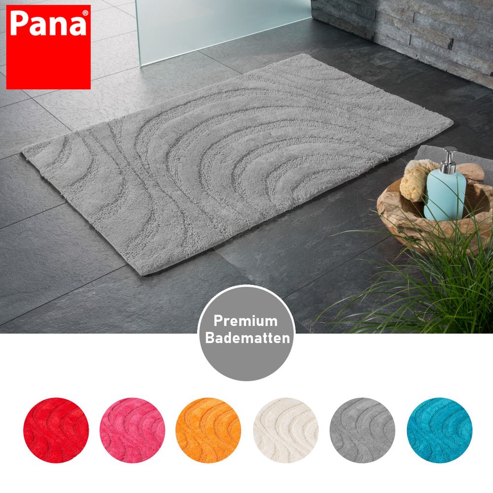 PANA® Badematten aus Baumwolle • 60 x 100 cm • versch. Farben