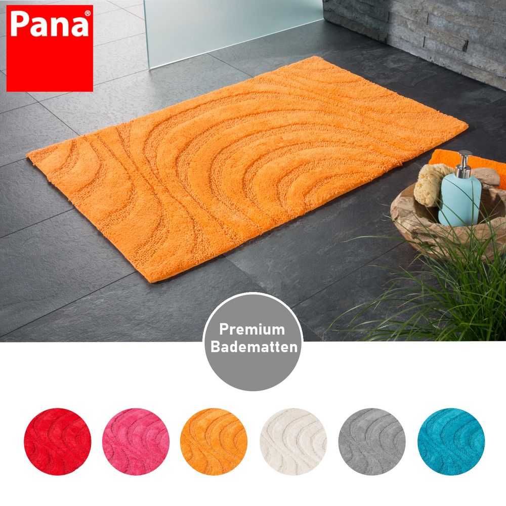 PANA® Badematten aus Baumwolle • 60 x 100 cm • versch. Farben