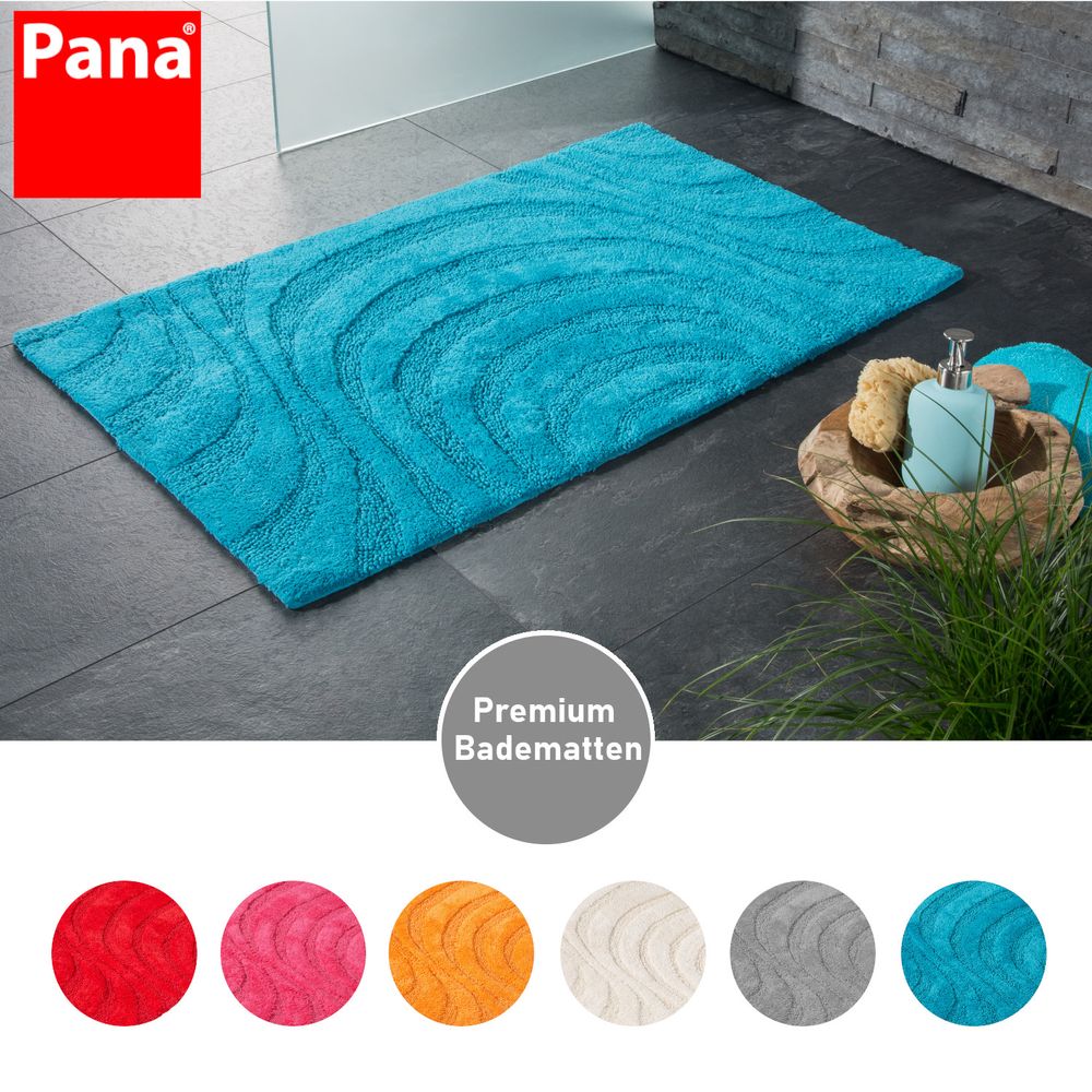 PANA® Badematten aus Baumwolle • 60 x 100 cm • versch. Farben