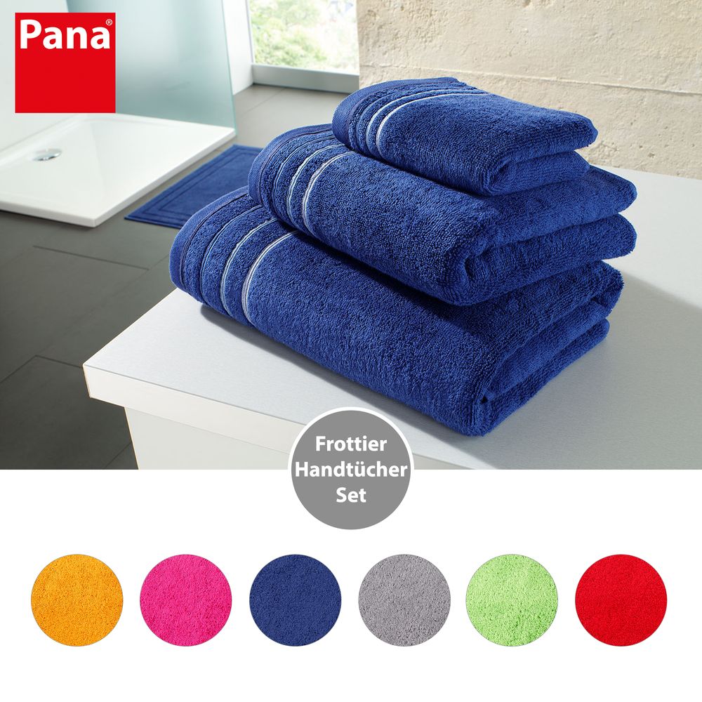 PANA® Frottier-Handtuch-Serie aus Baumwolle • versch. Varianten