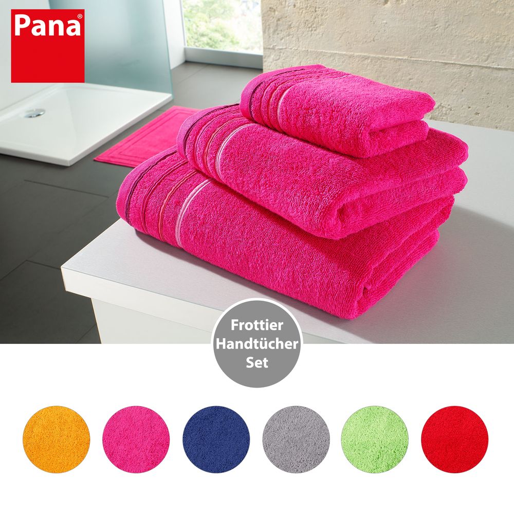 PANA® Frottier-Handtuch-Serie aus Baumwolle • versch. Varianten