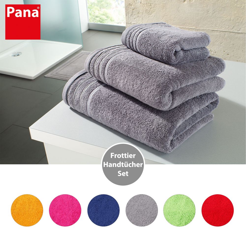 PANA® Frottier-Handtuch-Serie aus Baumwolle • versch. Varianten