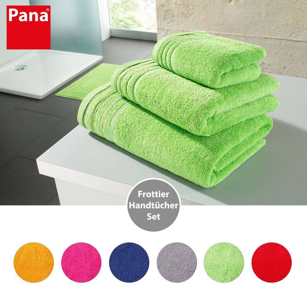 PANA® Frottier-Handtuch-Serie aus Baumwolle • versch. Varianten