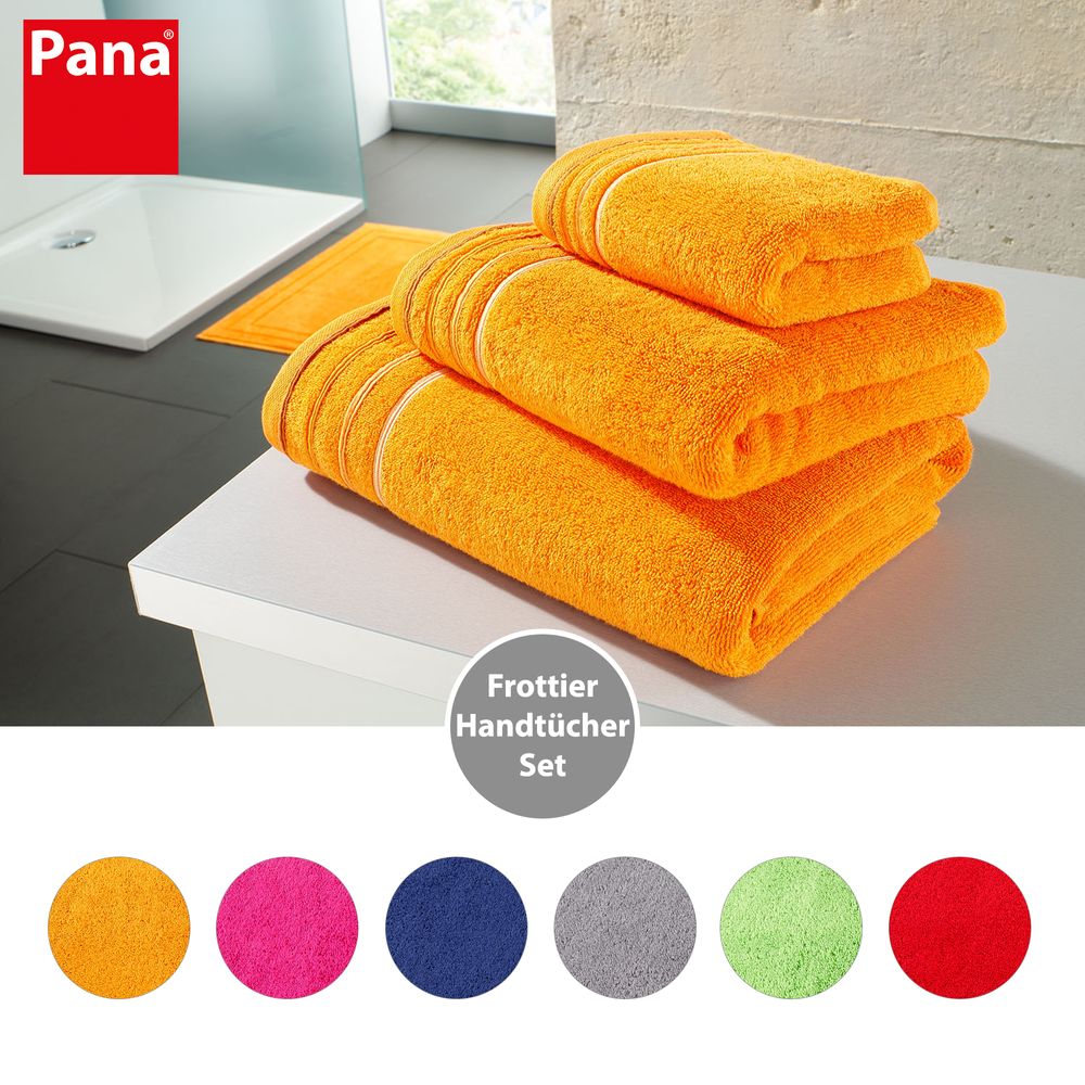 PANA® Frottier-Handtuch-Serie aus Baumwolle • versch. Varianten