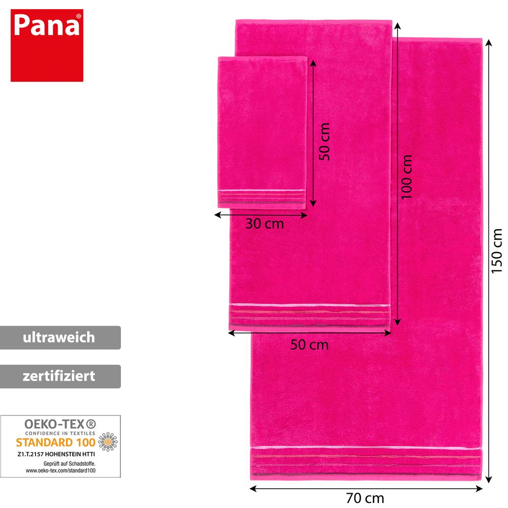 PANA® Frottier-Handtuch-Serie aus Baumwolle • versch. Varianten