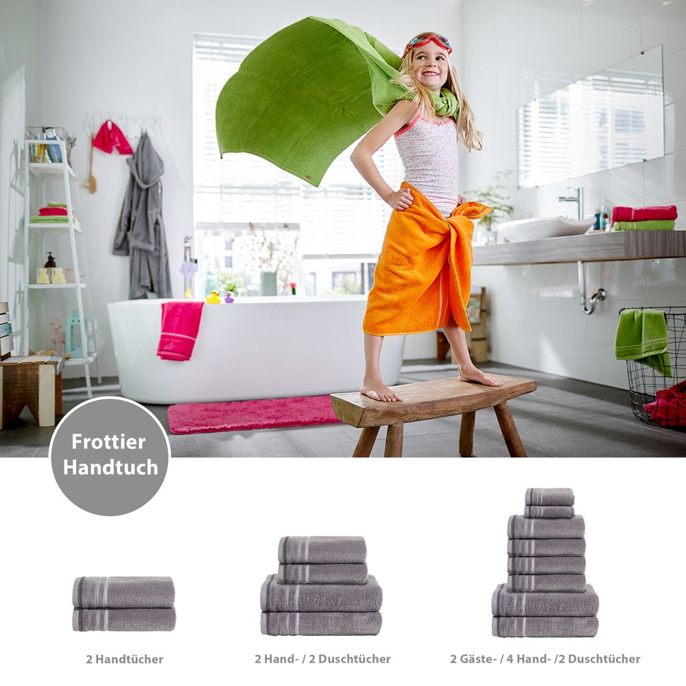 PANA® Frottier-Handtuch-Serie aus Baumwolle • versch. Varianten