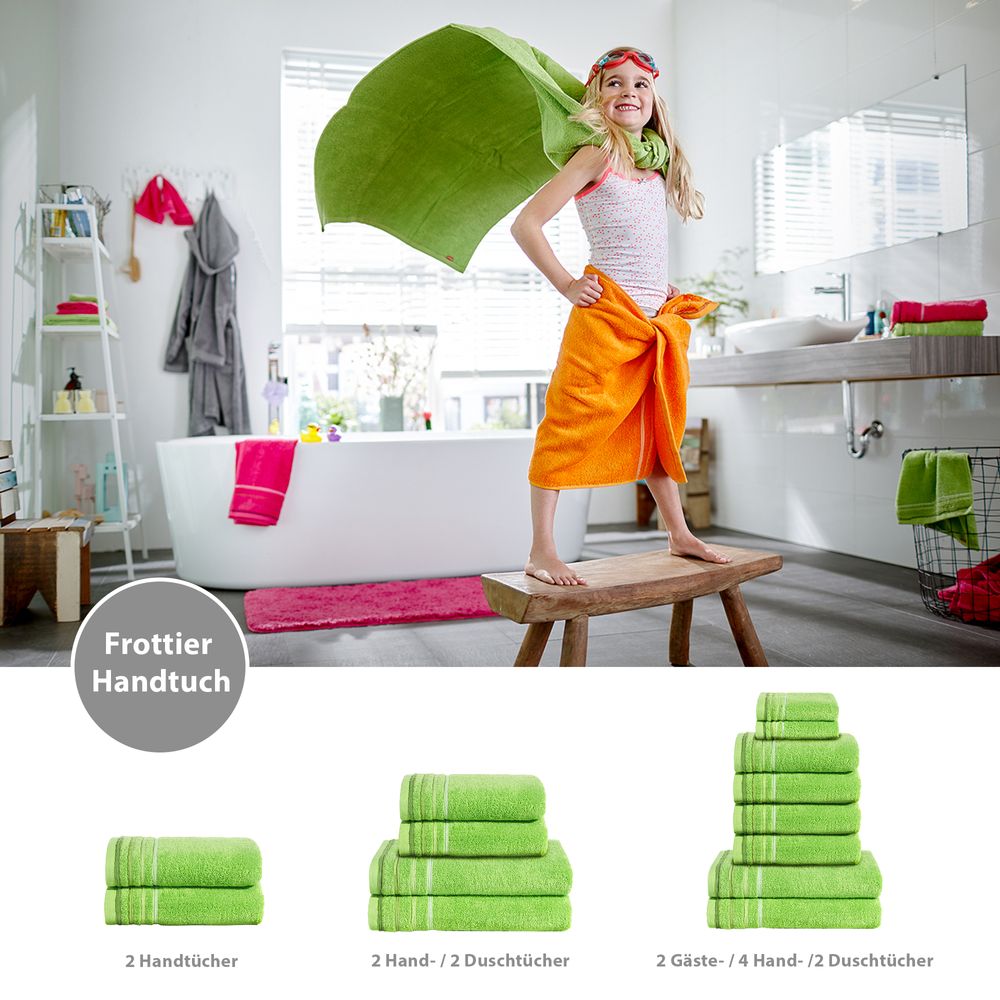 PANA® Frottier-Handtuch-Serie aus Baumwolle • versch. Varianten
