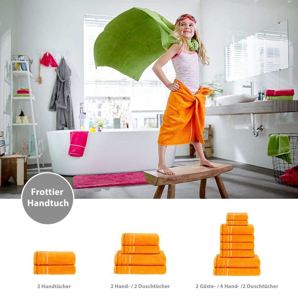 PANA® Frottier-Handtuch-Serie aus Baumwolle • versch. Varianten