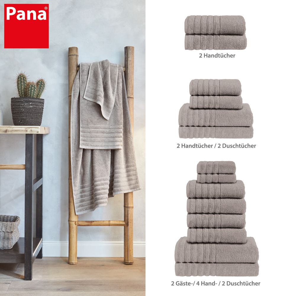 PANA® Frottier-Handtuch-Serie aus Baumwolle • versch. Varianten