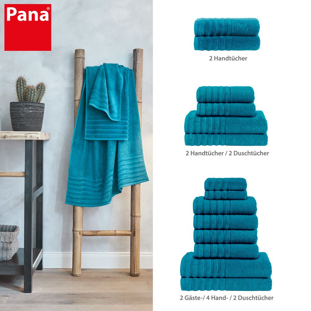 PANA® Frottier-Handtuch-Serie aus Baumwolle • versch. Varianten