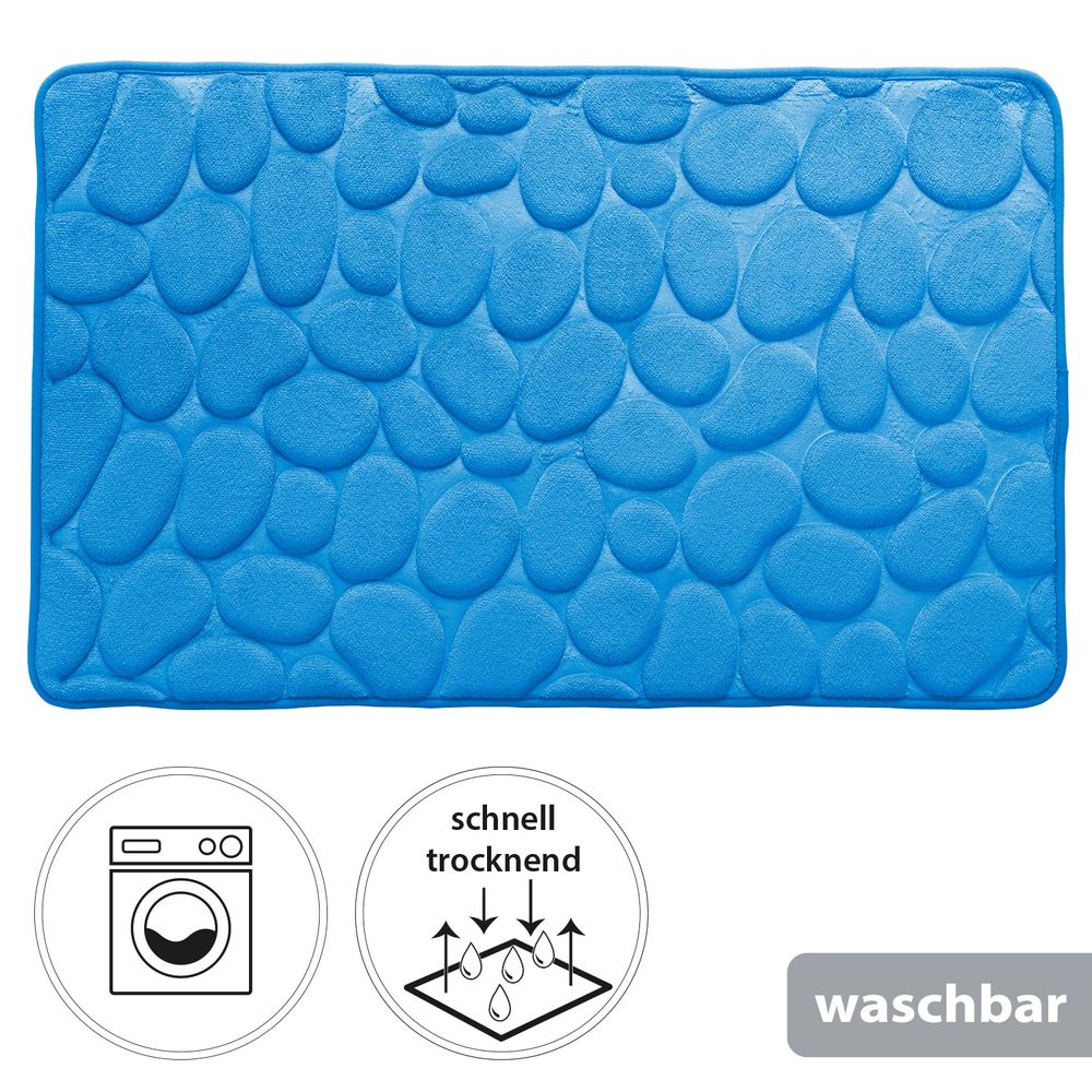 PANA® Badematte mit Memory Foam im Stein Design • versch. Farben