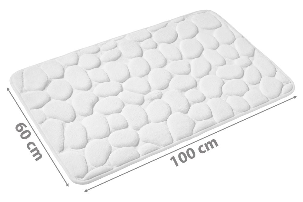 PANA® Badematte mit Memory Foam im Stein Design • versch. Farben
