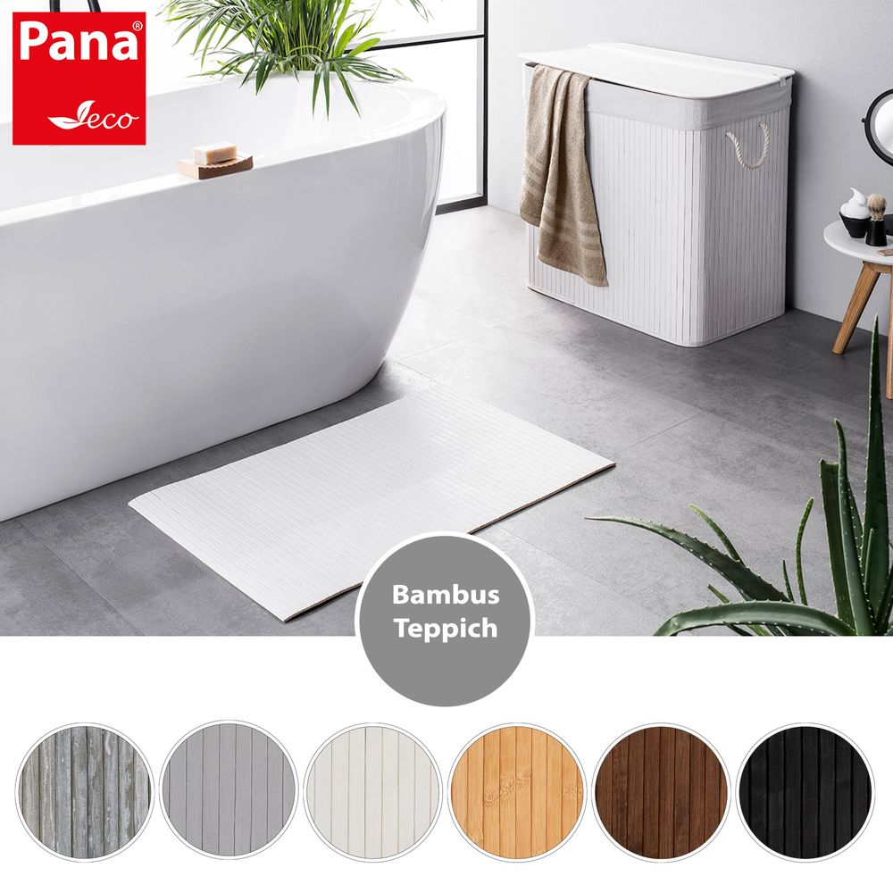 PANA® ECO Bambus Badematte • 50 x 80 cm • versch. Farben