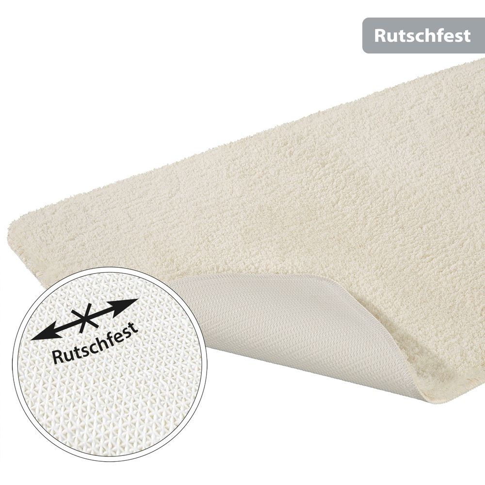 PANA® Flauschige Hochflor Badematte • versch. Größen, Formen & Farben