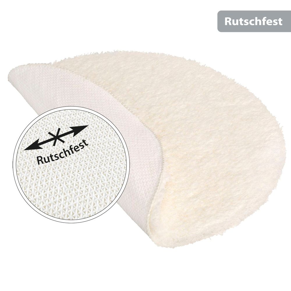 PANA® Flauschige Hochflor Badematte • versch. Größen, Formen & Farben