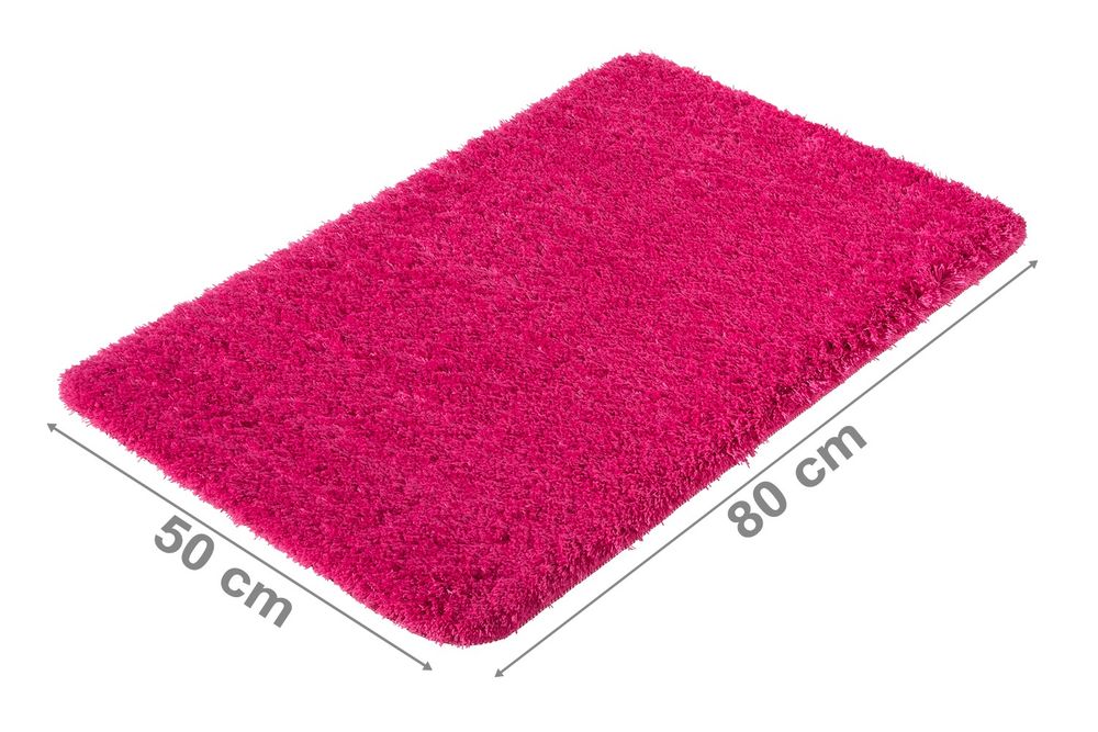 PANA® Flauschige Hochflor Badematte • versch. Größen, Formen & Farben