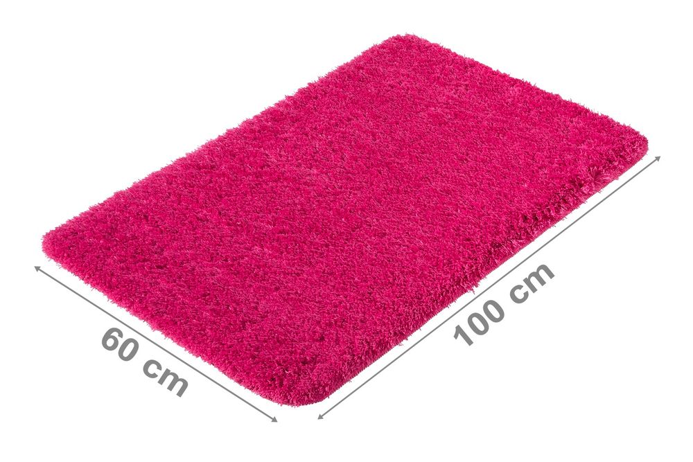 PANA® Flauschige Hochflor Badematte • versch. Größen, Formen & Farben