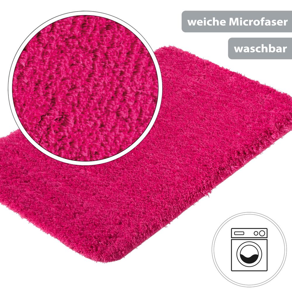 PANA® Flauschige Hochflor Badematte • versch. Größen, Formen & Farben