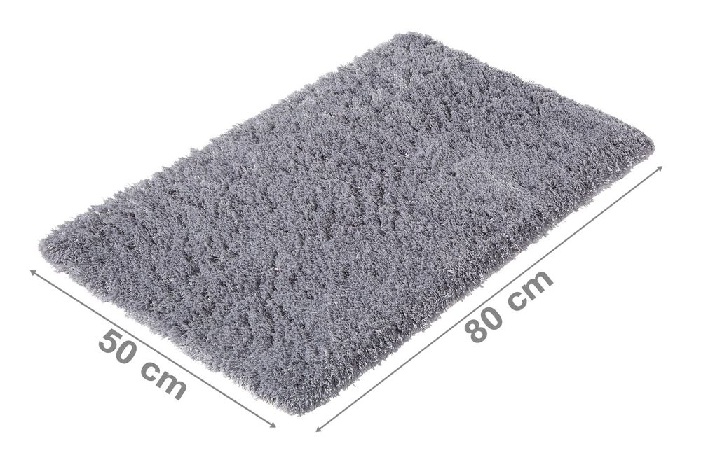 PANA® Flauschige Hochflor Badematte • versch. Größen, Formen & Farben