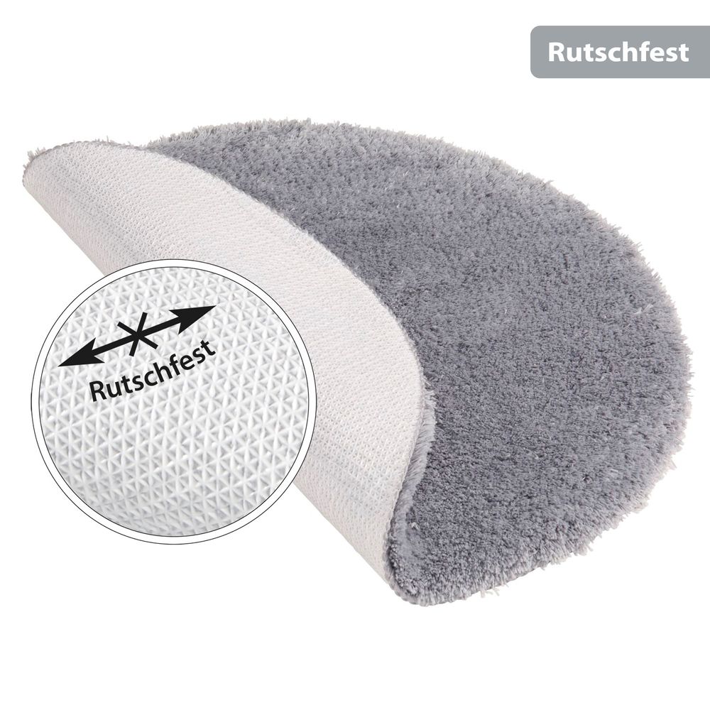PANA® Flauschige Hochflor Badematte • versch. Größen, Formen & Farben