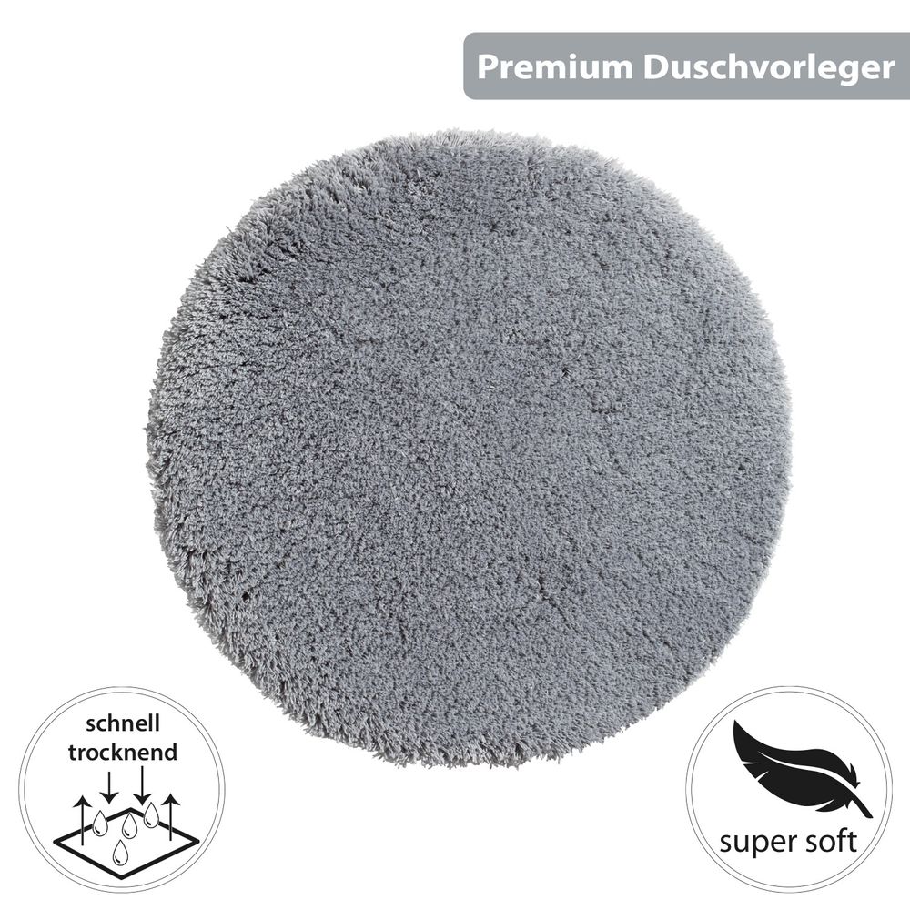 PANA® Flauschige Hochflor Badematte • versch. Größen, Formen & Farben