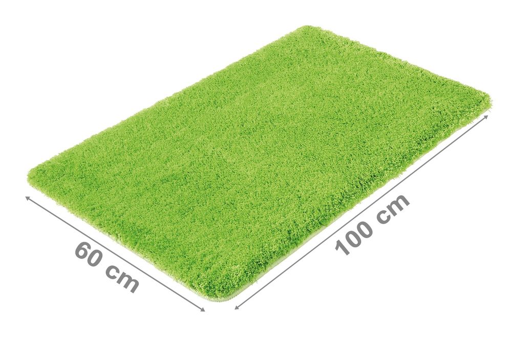 PANA® Flauschige Hochflor Badematte • versch. Größen, Formen & Farben