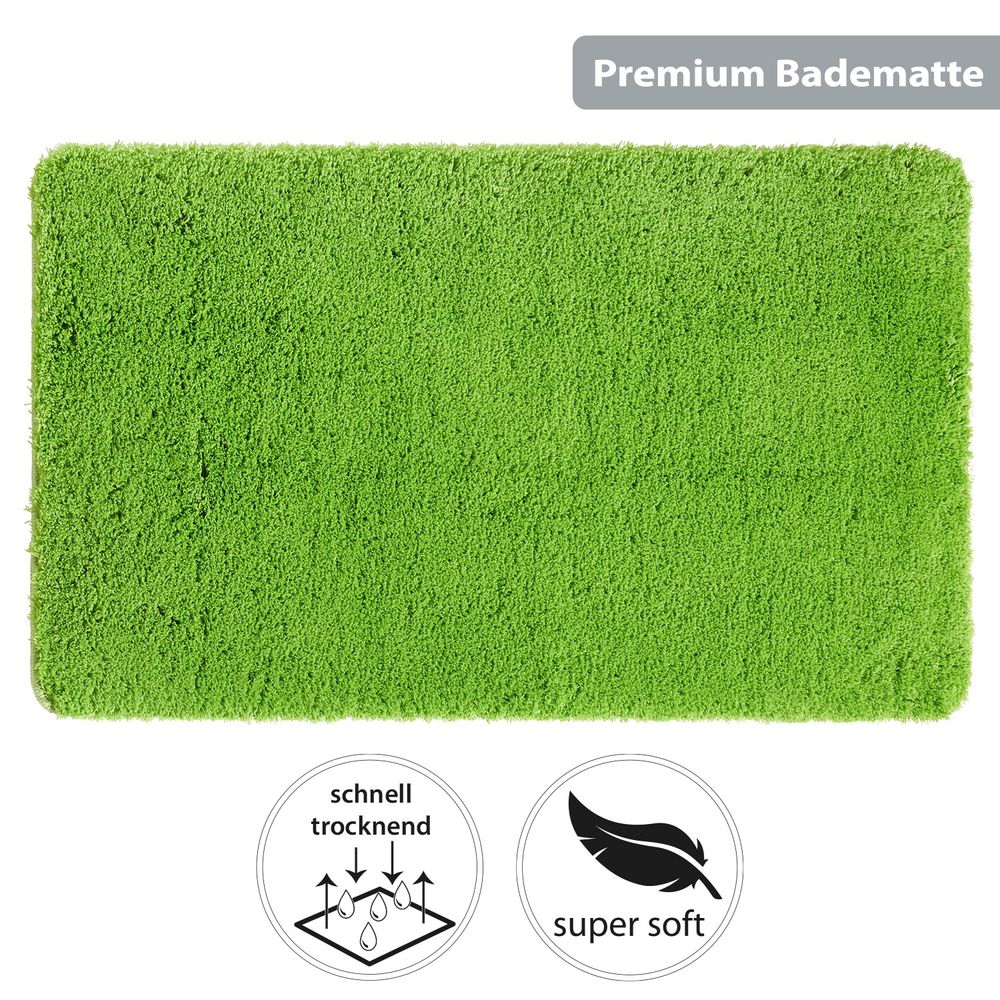 PANA® Flauschige Hochflor Badematte • versch. Größen, Formen & Farben