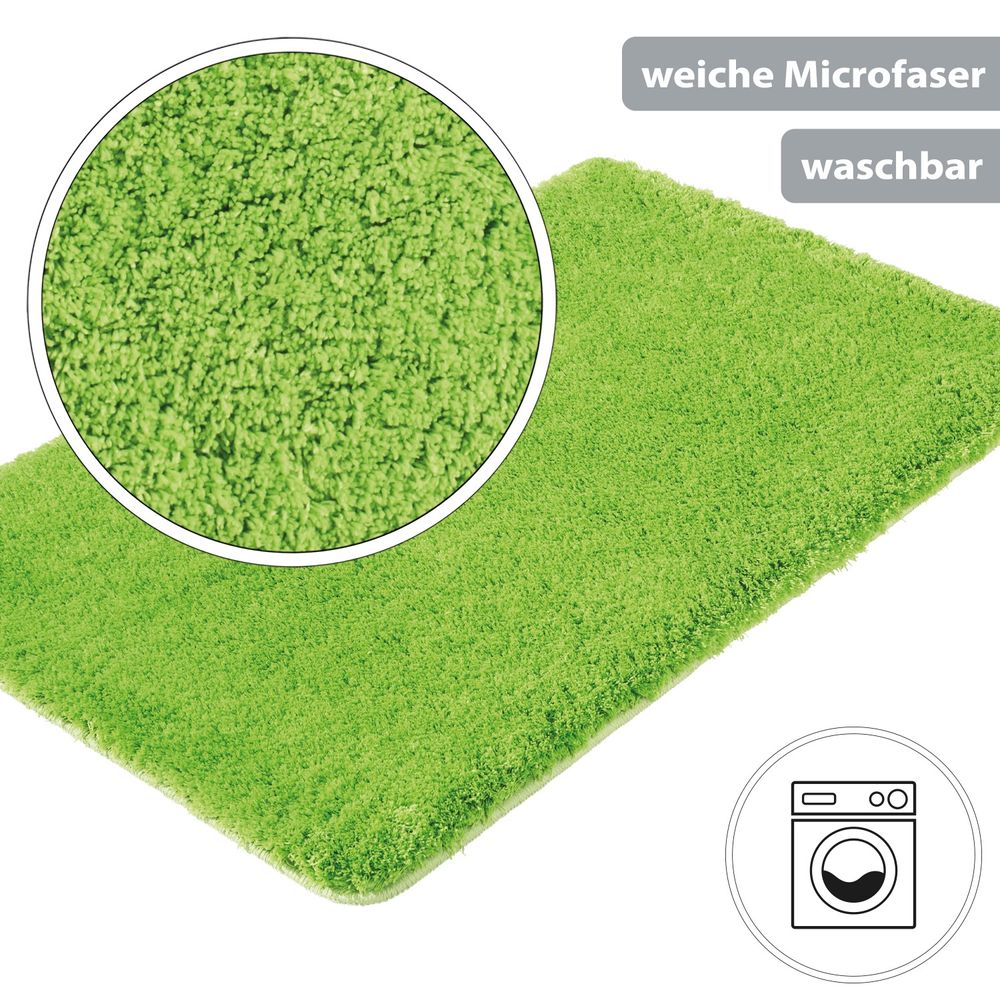 PANA® Flauschige Hochflor Badematte • versch. Größen, Formen & Farben