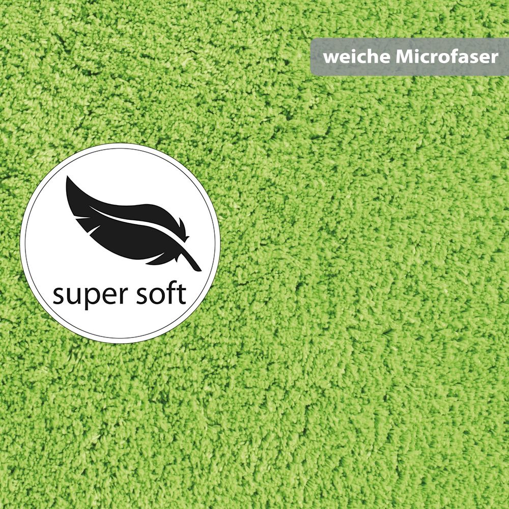 PANA® Flauschige Hochflor Badematte • versch. Größen, Formen & Farben