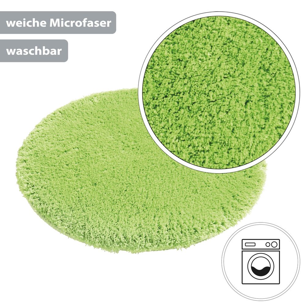 PANA® Flauschige Hochflor Badematte • versch. Größen, Formen & Farben