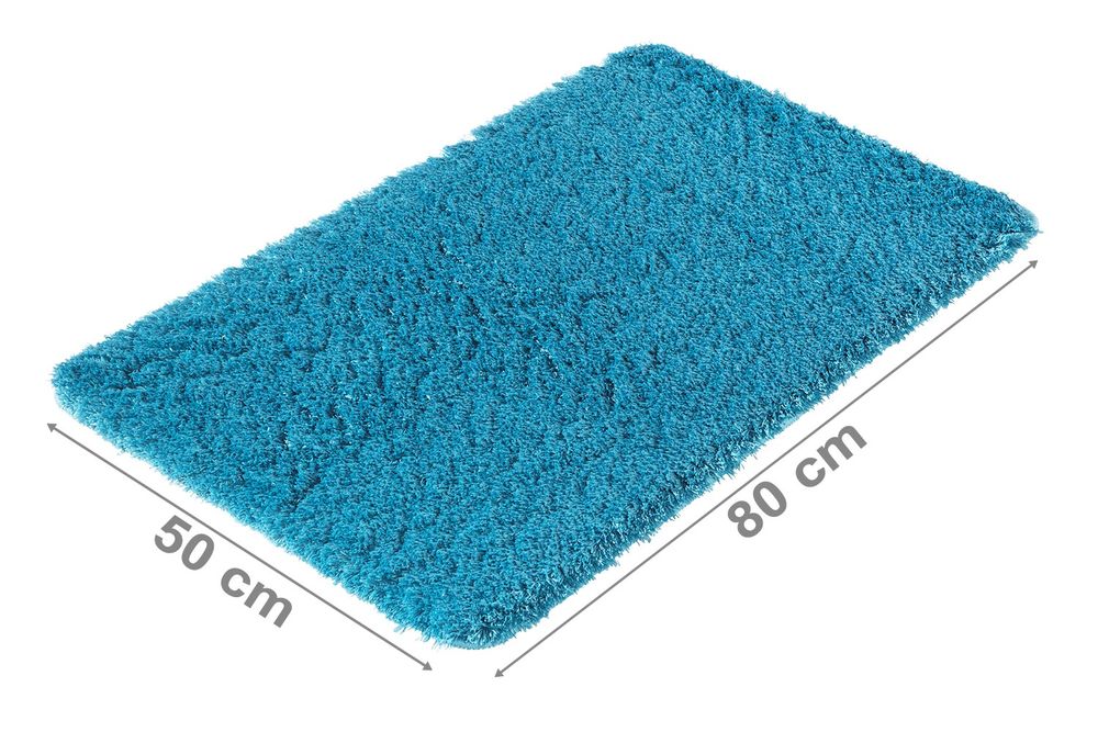 PANA® Flauschige Hochflor Badematte • versch. Größen, Formen & Farben