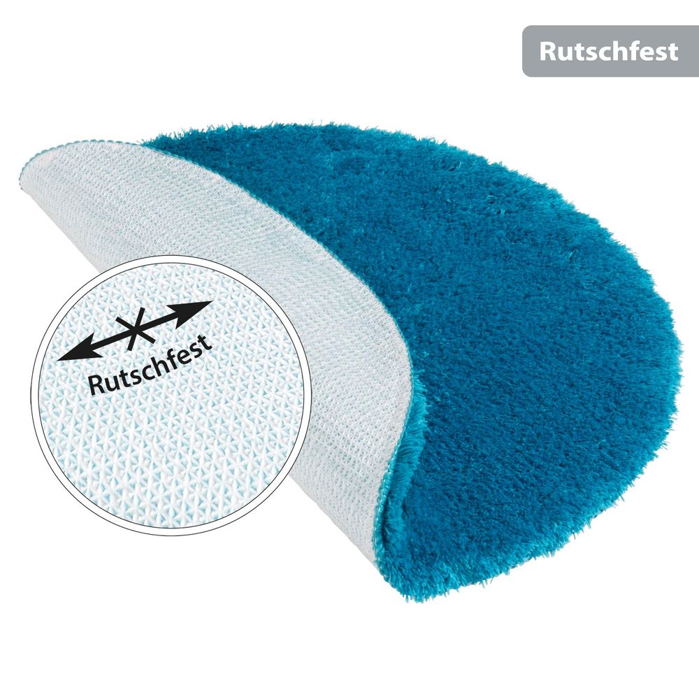 PANA® Flauschige Hochflor Badematte • versch. Größen, Formen & Farben